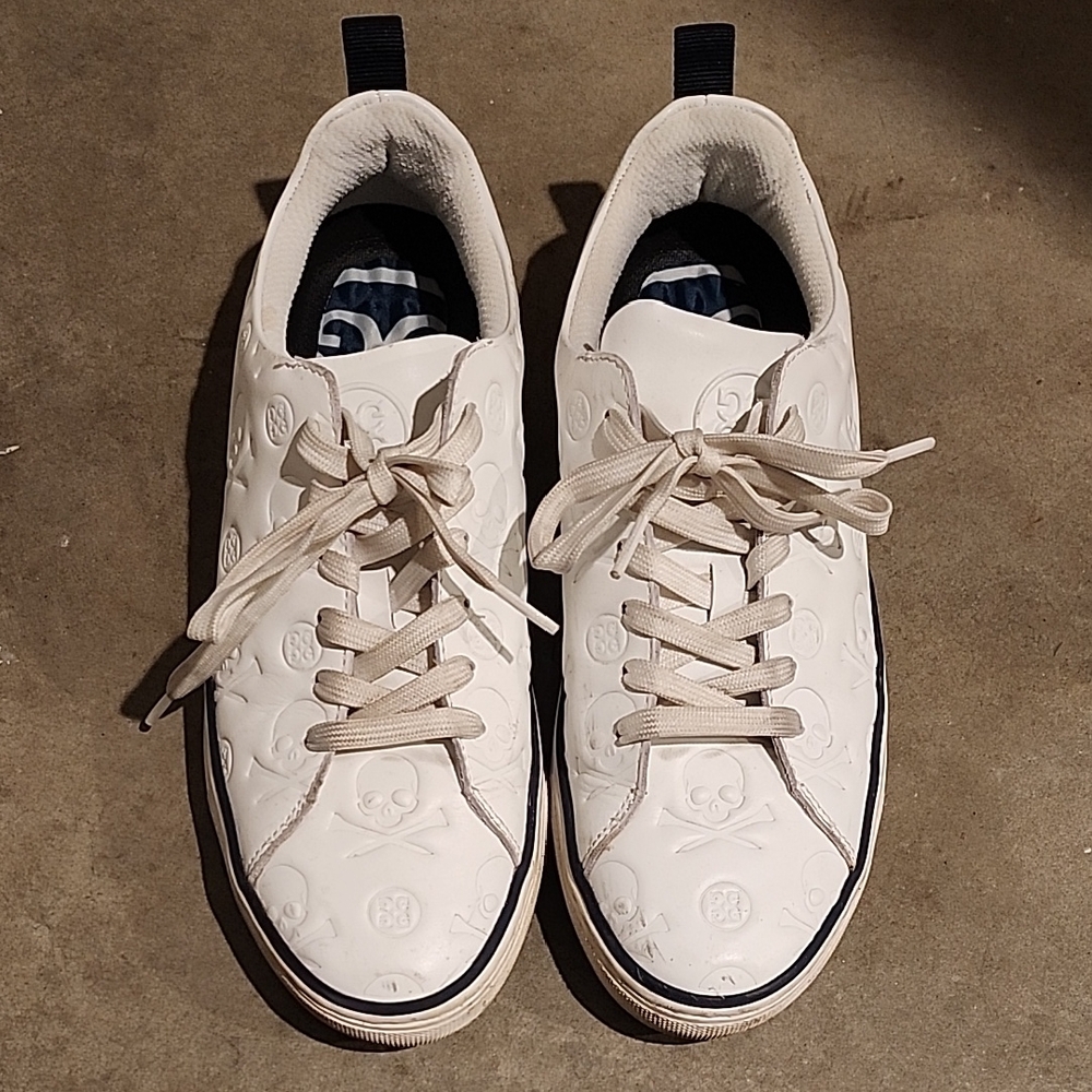 G/FORE Circle G Tees and Skull Casual Shoes US Men's Size 9.5 USED